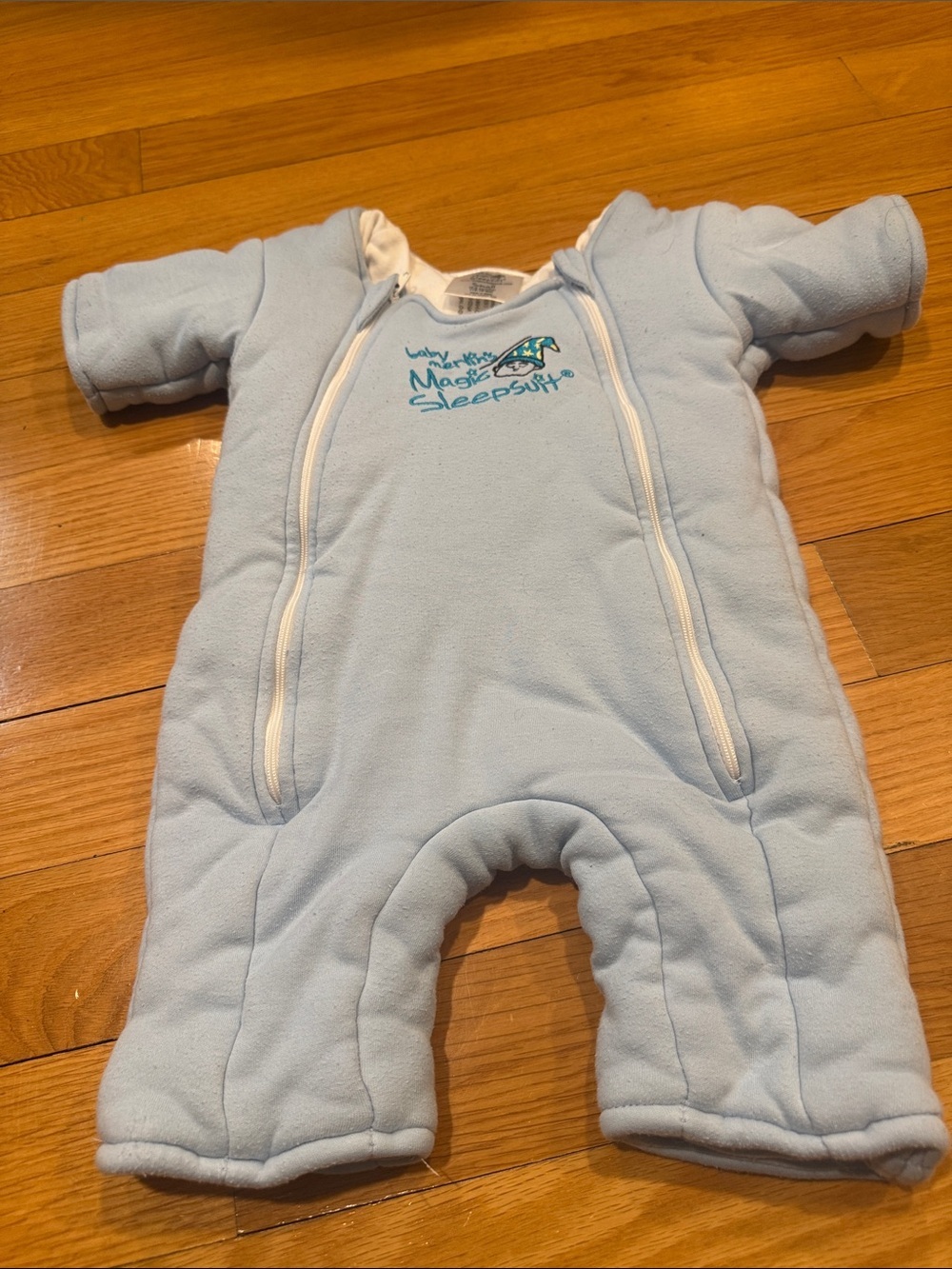 Baby Merlin’s magic sleepsuit size small . (3-6 months ) .